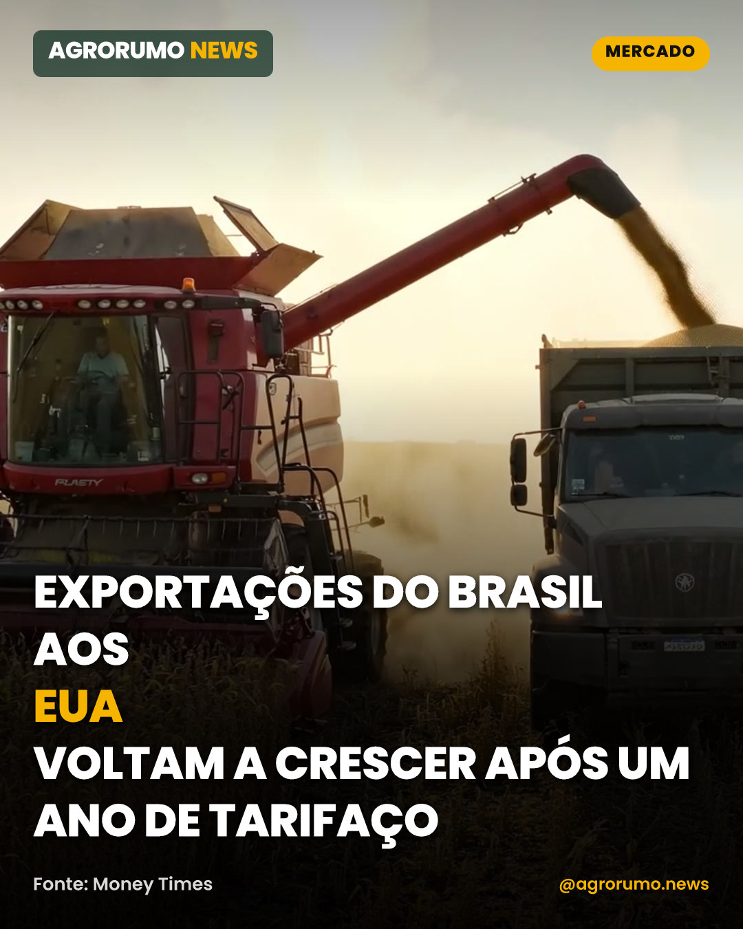 Exportações do Brasil aos EUA voltam a crescer após um ano de tarifaço