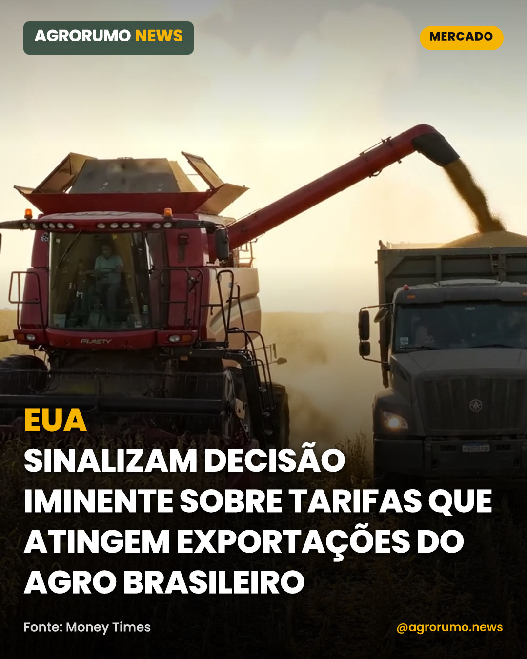 EUA sinalizam decisão iminente sobre tarifas que atingem exportações do agro brasileiro