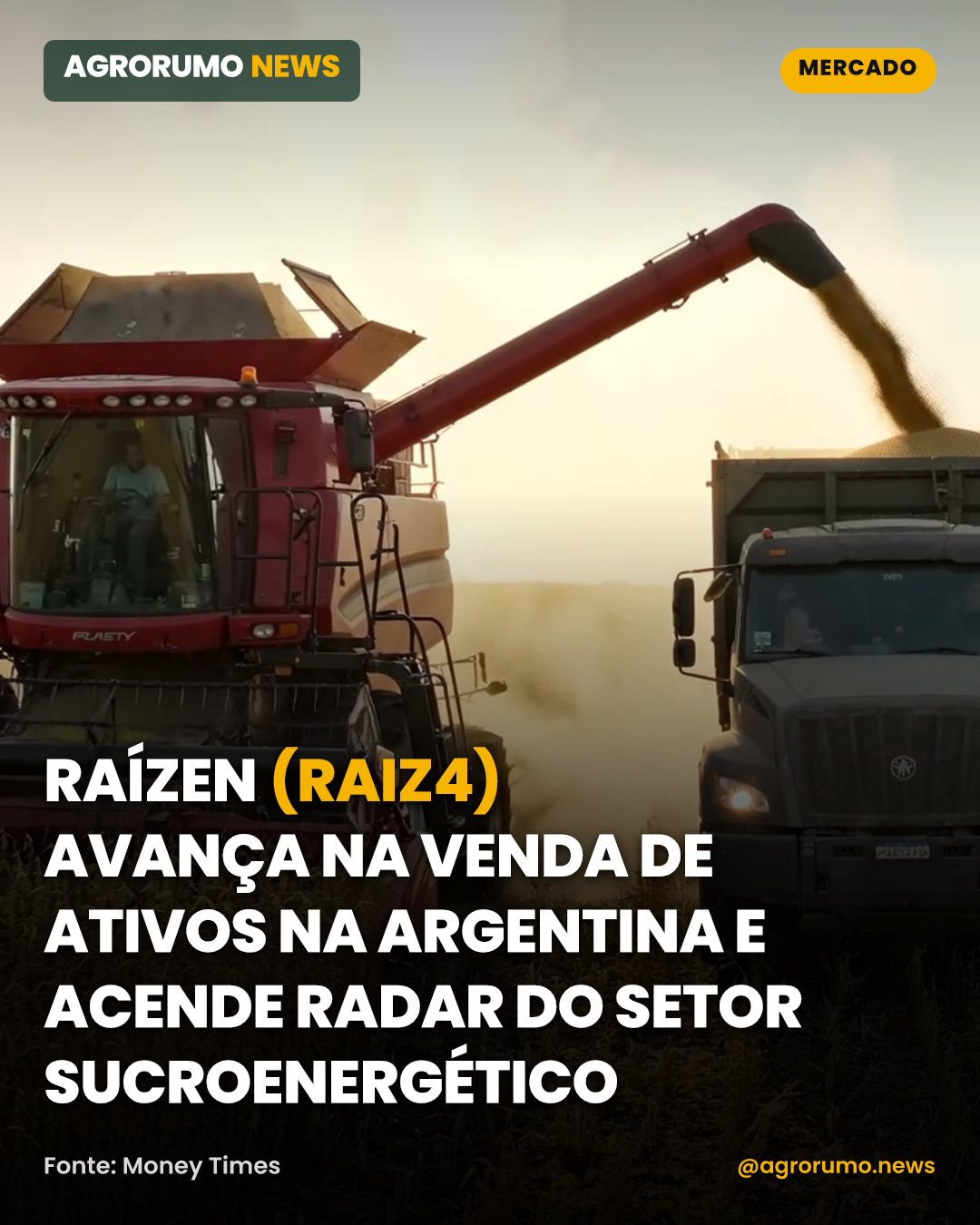 Raízen (RAIZ4) avança na venda de ativos na Argentina e acende radar do setor sucroenergético