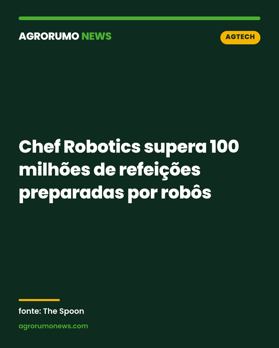 Chef Robotics supera 100 milhões de refeições preparadas por robôs