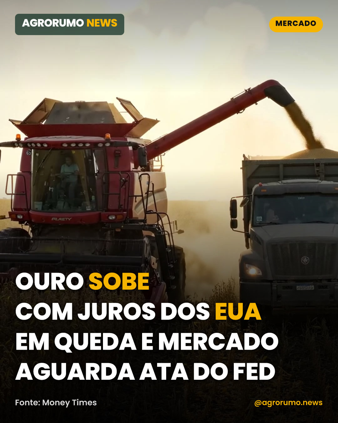 Ouro sobe com juros dos EUA em queda e mercado aguarda ata do Fed