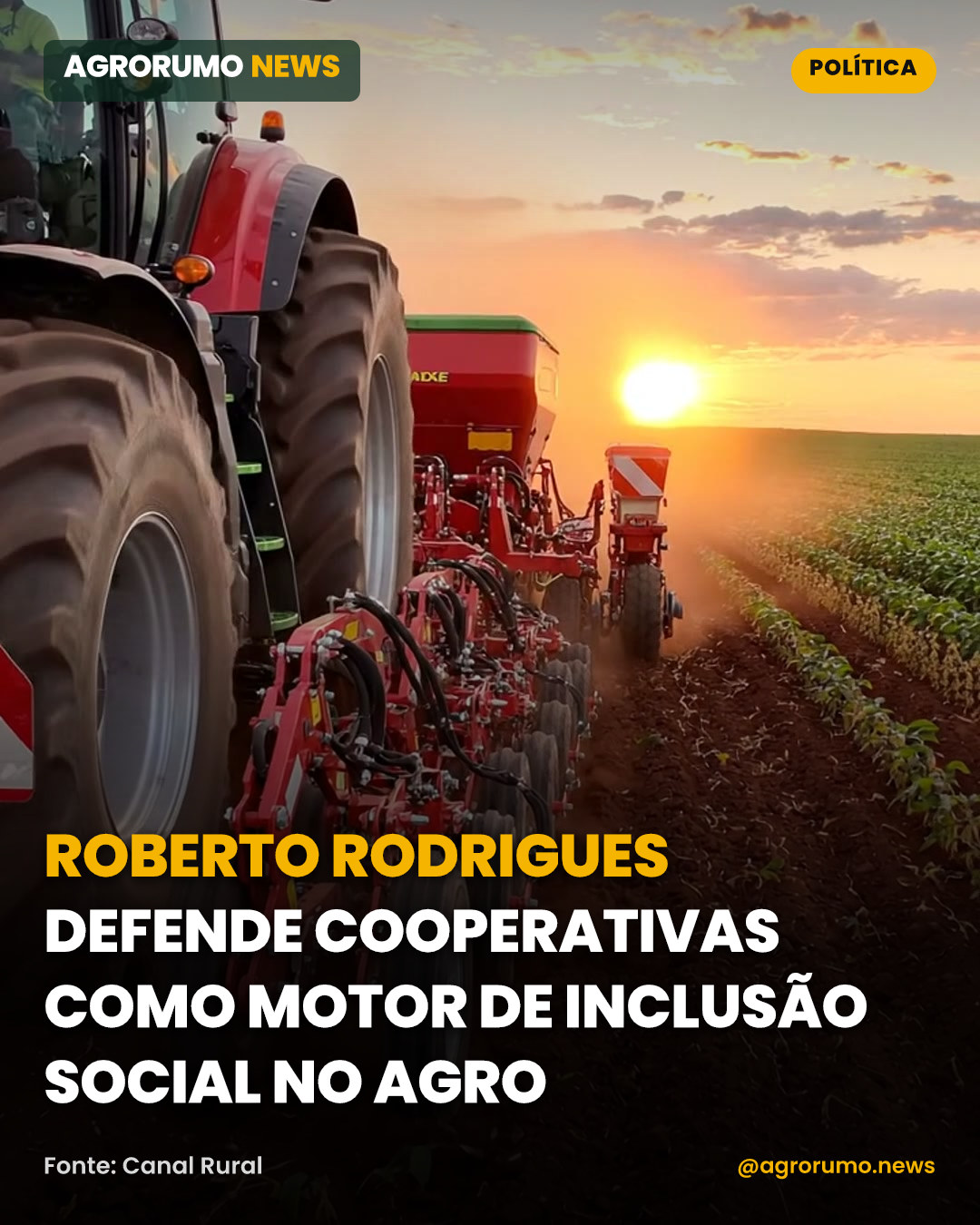 Roberto Rodrigues defende cooperativas como motor de inclusão social no agro