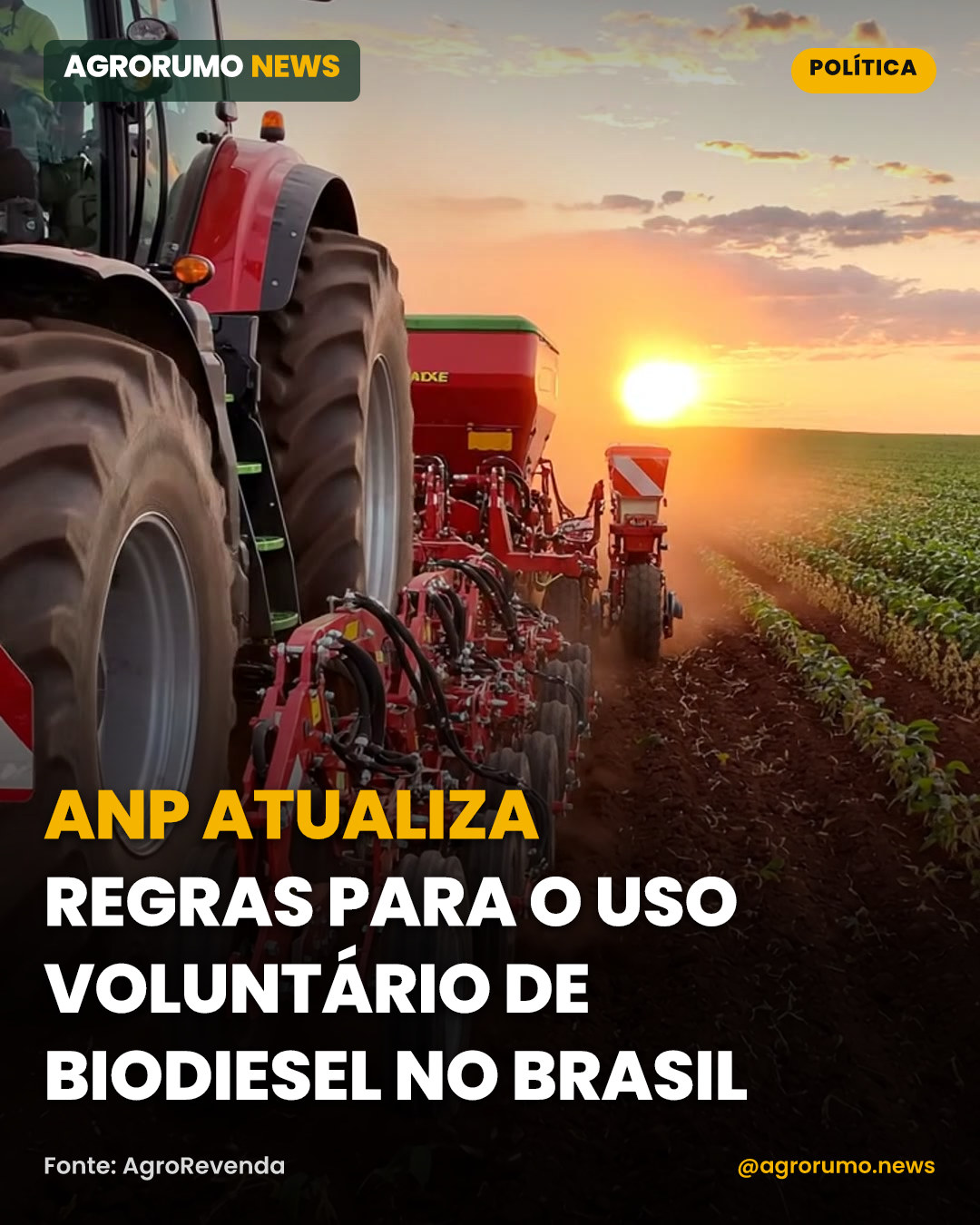 ANP atualiza regras para o uso voluntário de biodiesel no Brasil
