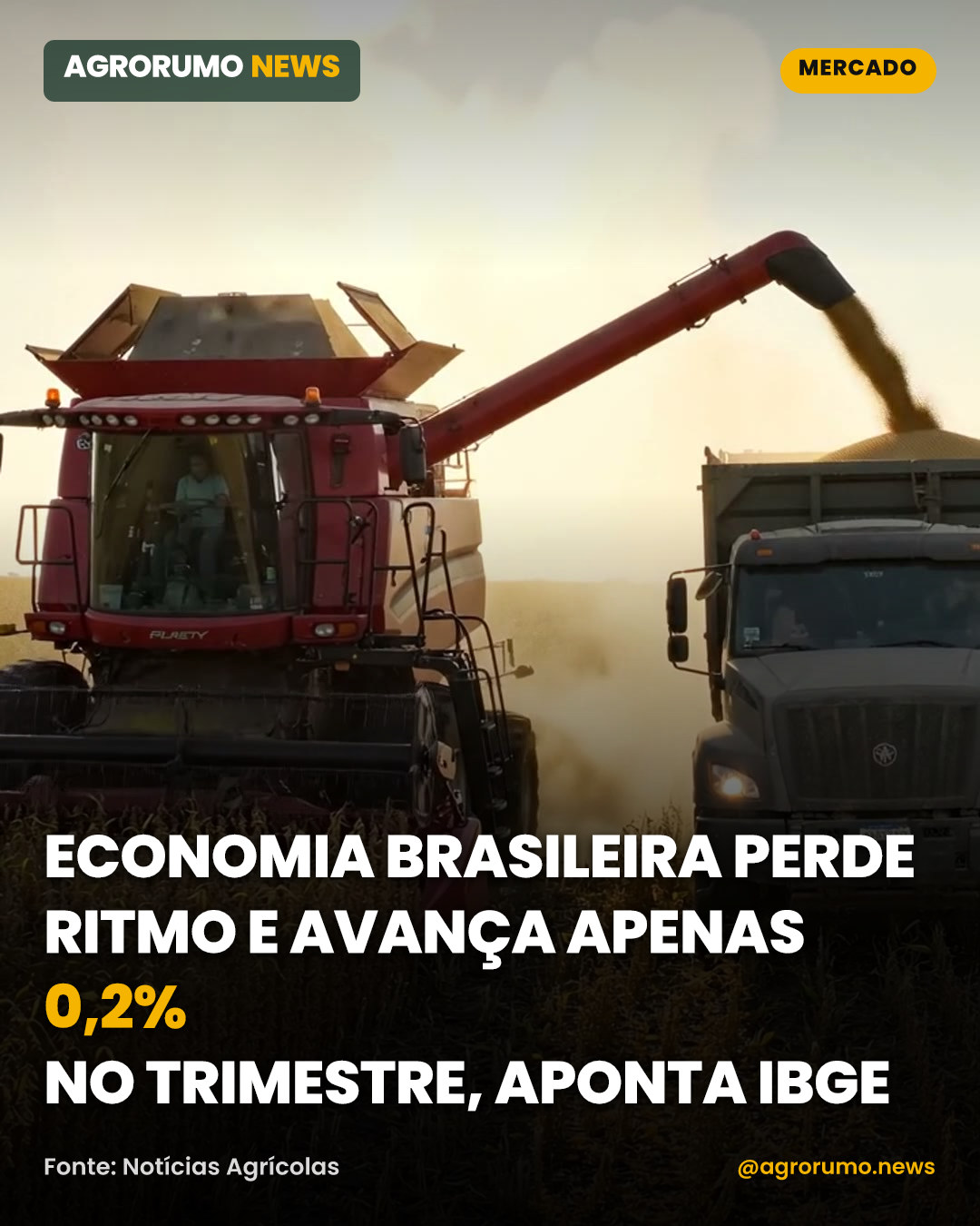 Economia brasileira perde ritmo e avança apenas 0,2% no trimestre, aponta IBGE