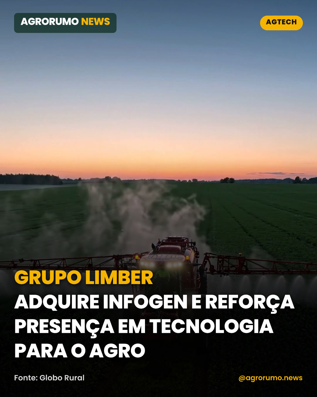 Grupo Limber adquire Infogen e reforça presença em tecnologia para o agro
