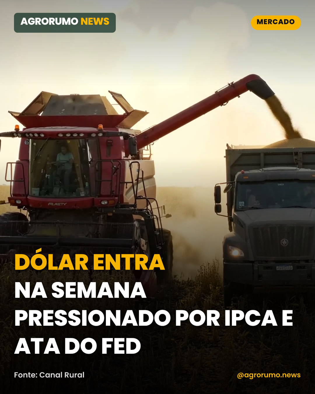 Dólar entra na semana pressionado por IPCA e ata do Fed