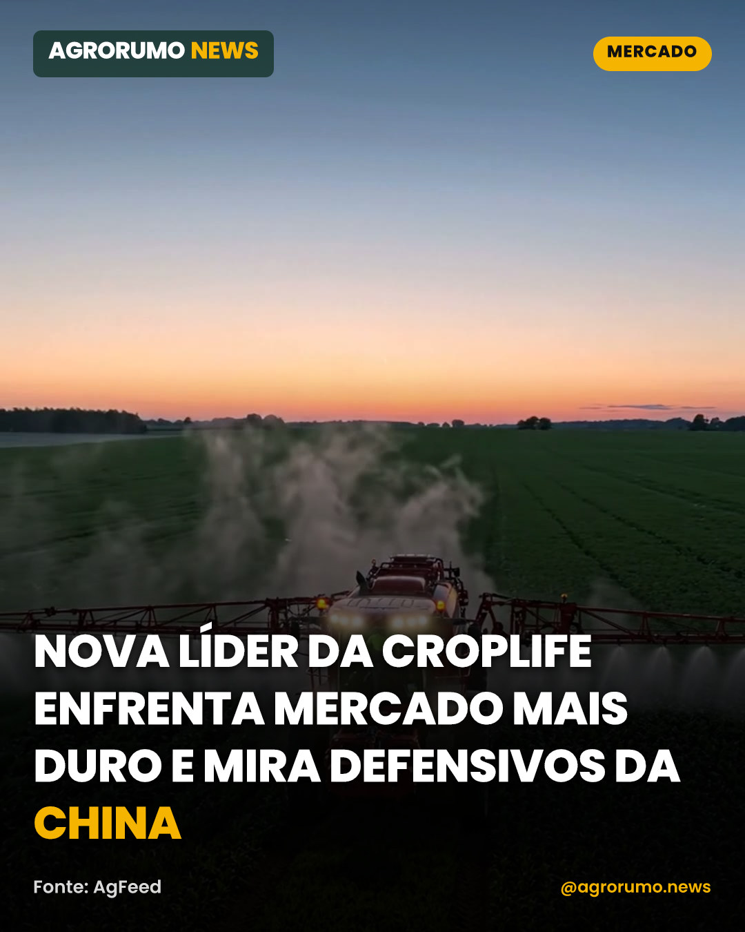 Nova líder da CropLife enfrenta mercado mais duro e mira defensivos da China