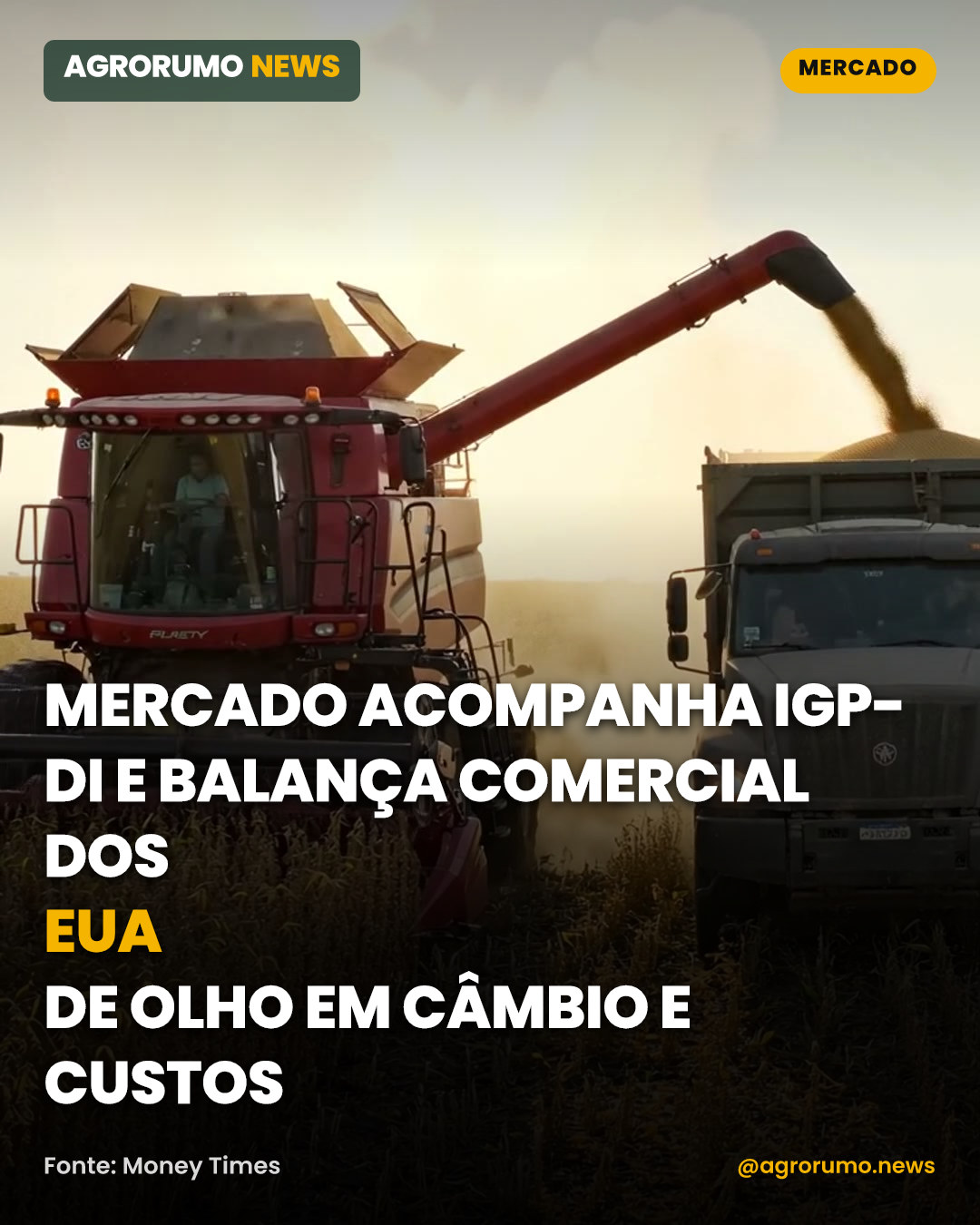 Mercado acompanha IGP-DI e balança comercial dos EUA de olho em câmbio e custos