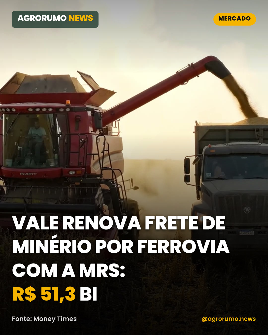 Vale renova frete de minério por ferrovia com a MRS: R$ 51,3 bi