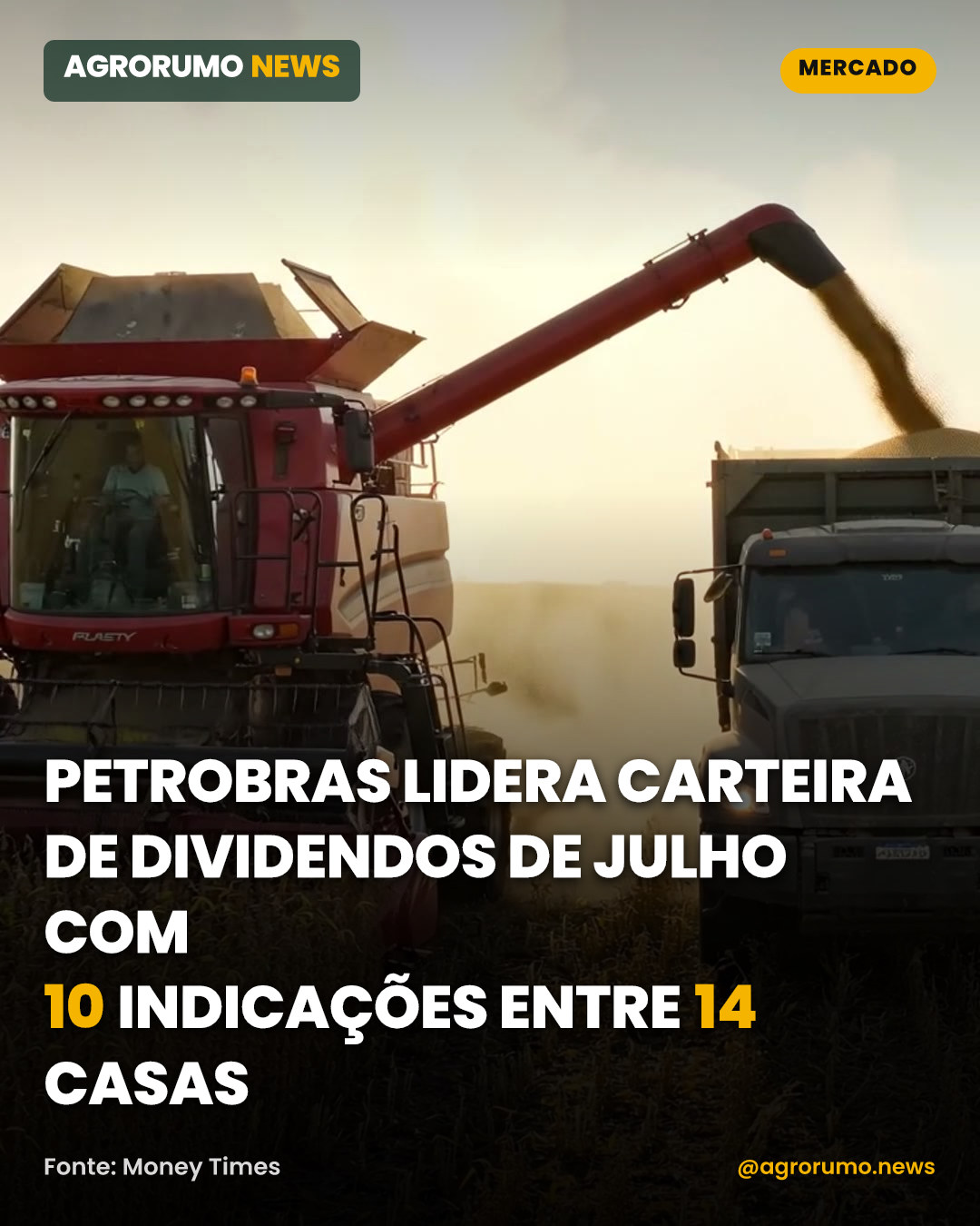 Petrobras lidera carteira de dividendos de julho com 10 indicações entre 14 casas