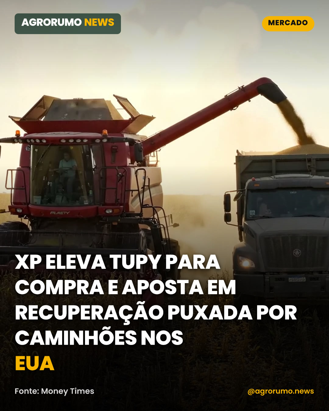 XP eleva Tupy para compra e aposta em recuperação puxada por caminhões nos EUA