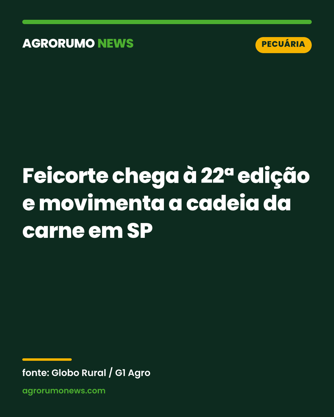 Feicorte chega à 22ª edição e movimenta a cadeia da carne em SP