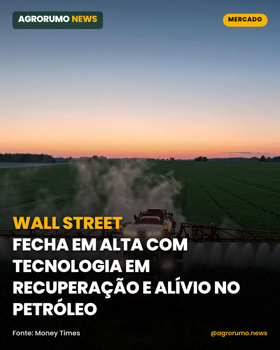Wall Street fecha em alta com tecnologia em recuperação e alívio no petróleo