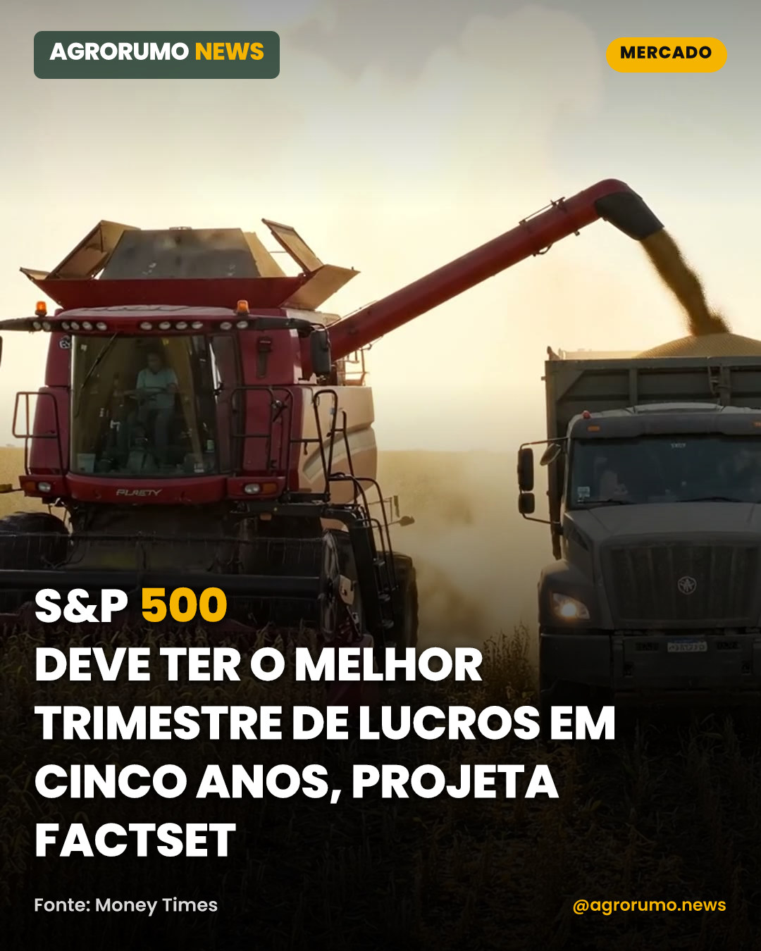 S&P 500 deve ter o melhor trimestre de lucros em cinco anos, projeta FactSet