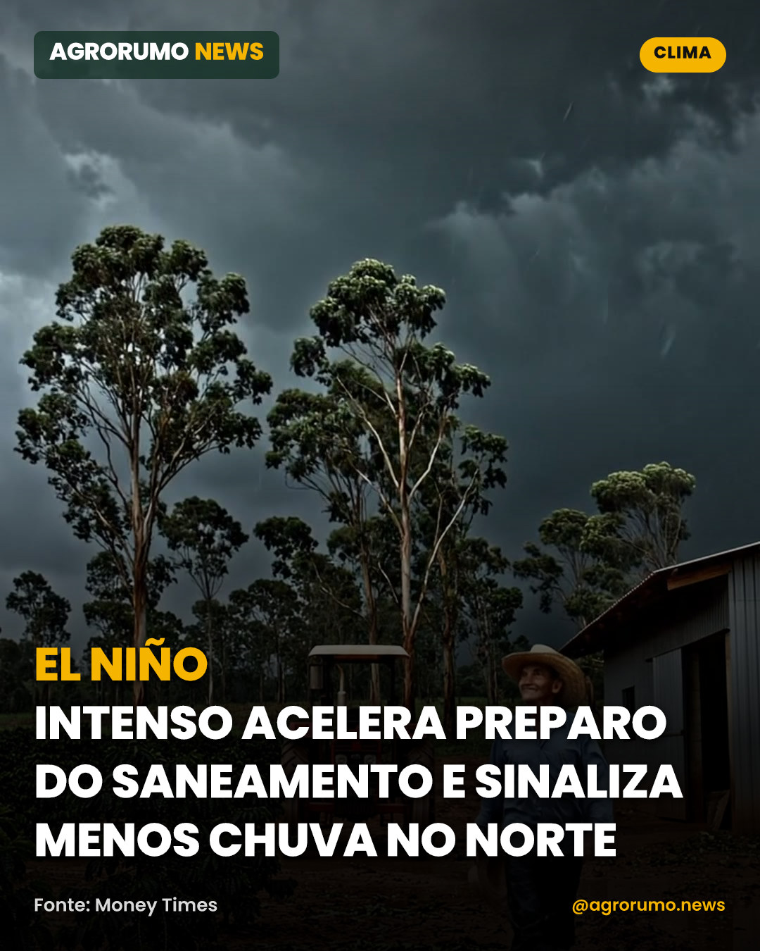 El Niño intenso acelera preparo do saneamento e sinaliza menos chuva no Norte