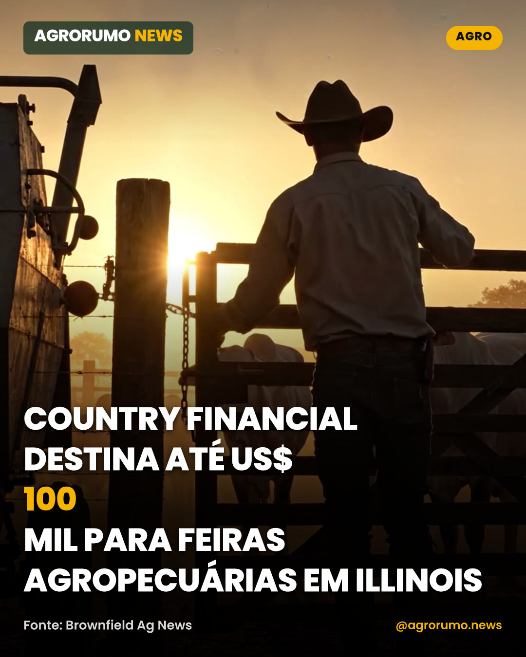 COUNTRY Financial destina até US$ 100 mil para feiras agropecuárias em Illinois