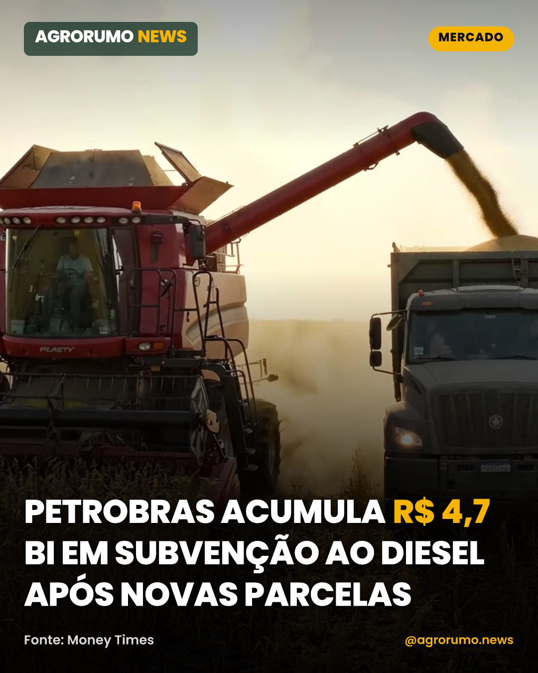 Petrobras acumula R$ 4,7 bi em subvenção ao diesel após novas parcelas