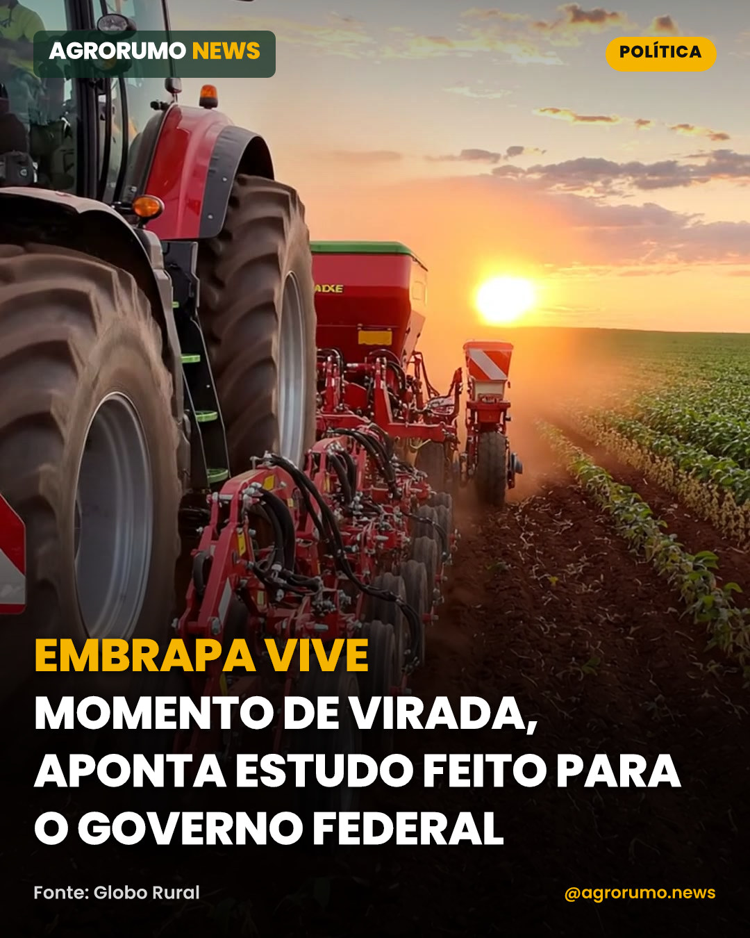 Embrapa vive momento de virada, aponta estudo feito para o governo federal