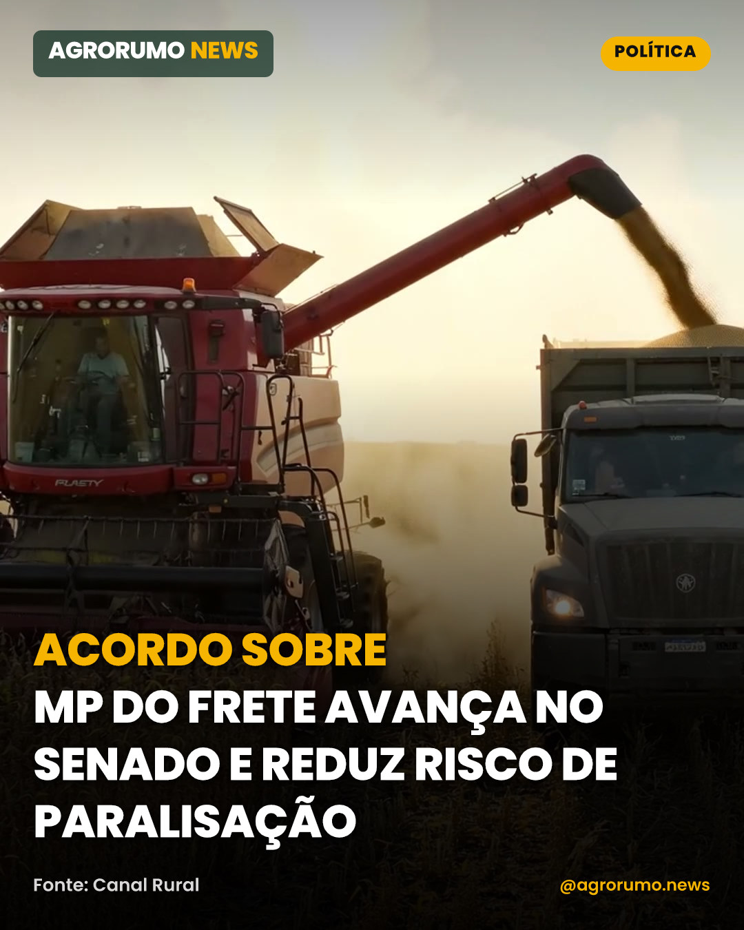 Acordo sobre MP do Frete avança no Senado e reduz risco de paralisação