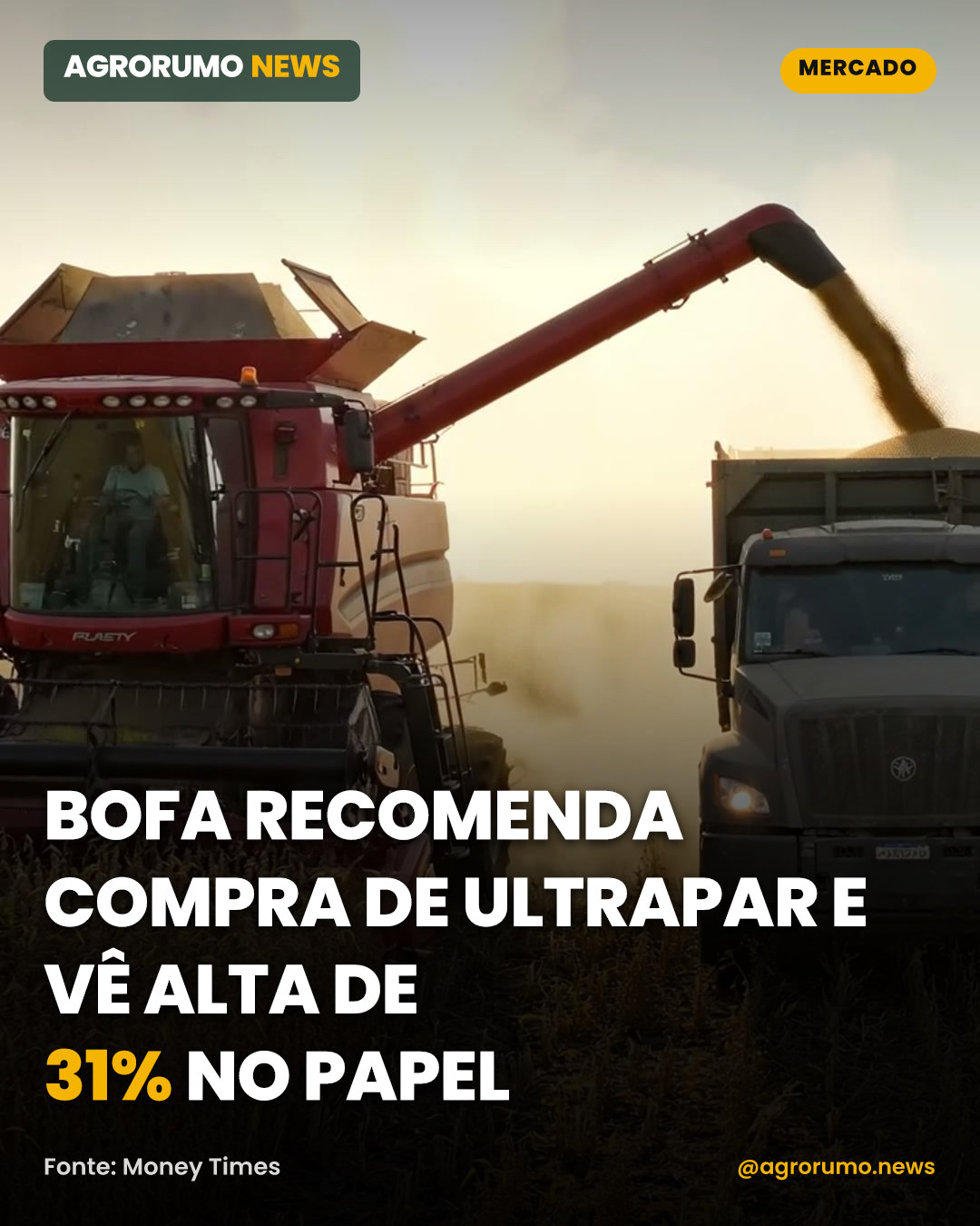 BofA recomenda compra de Ultrapar e vê alta de 31% no papel