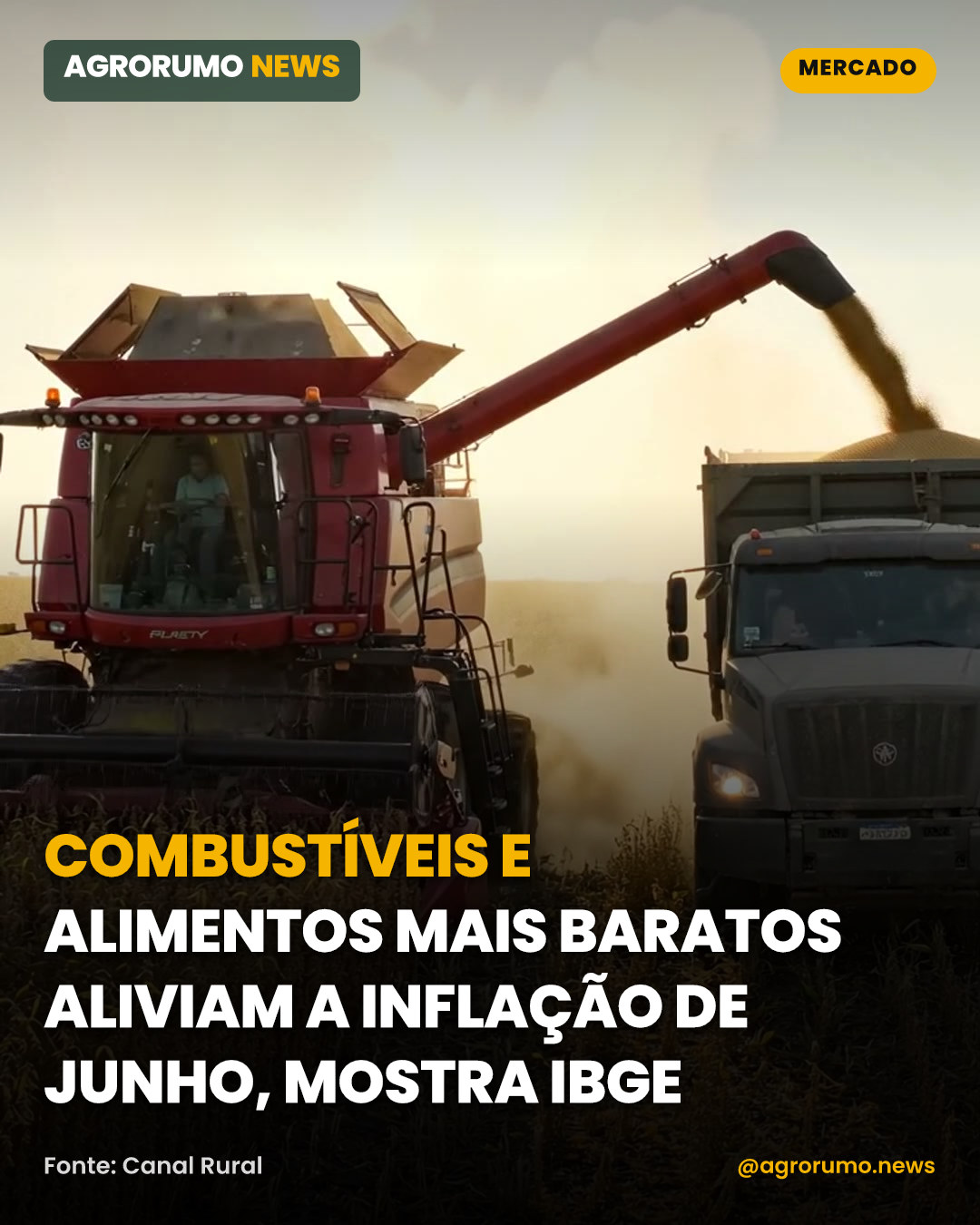 Combustíveis e alimentos mais baratos aliviam a inflação de junho, mostra IBGE