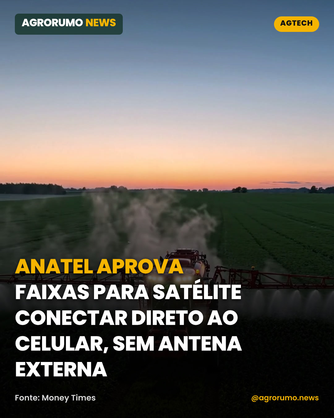 Anatel aprova faixas para satélite conectar direto ao celular, sem antena externa