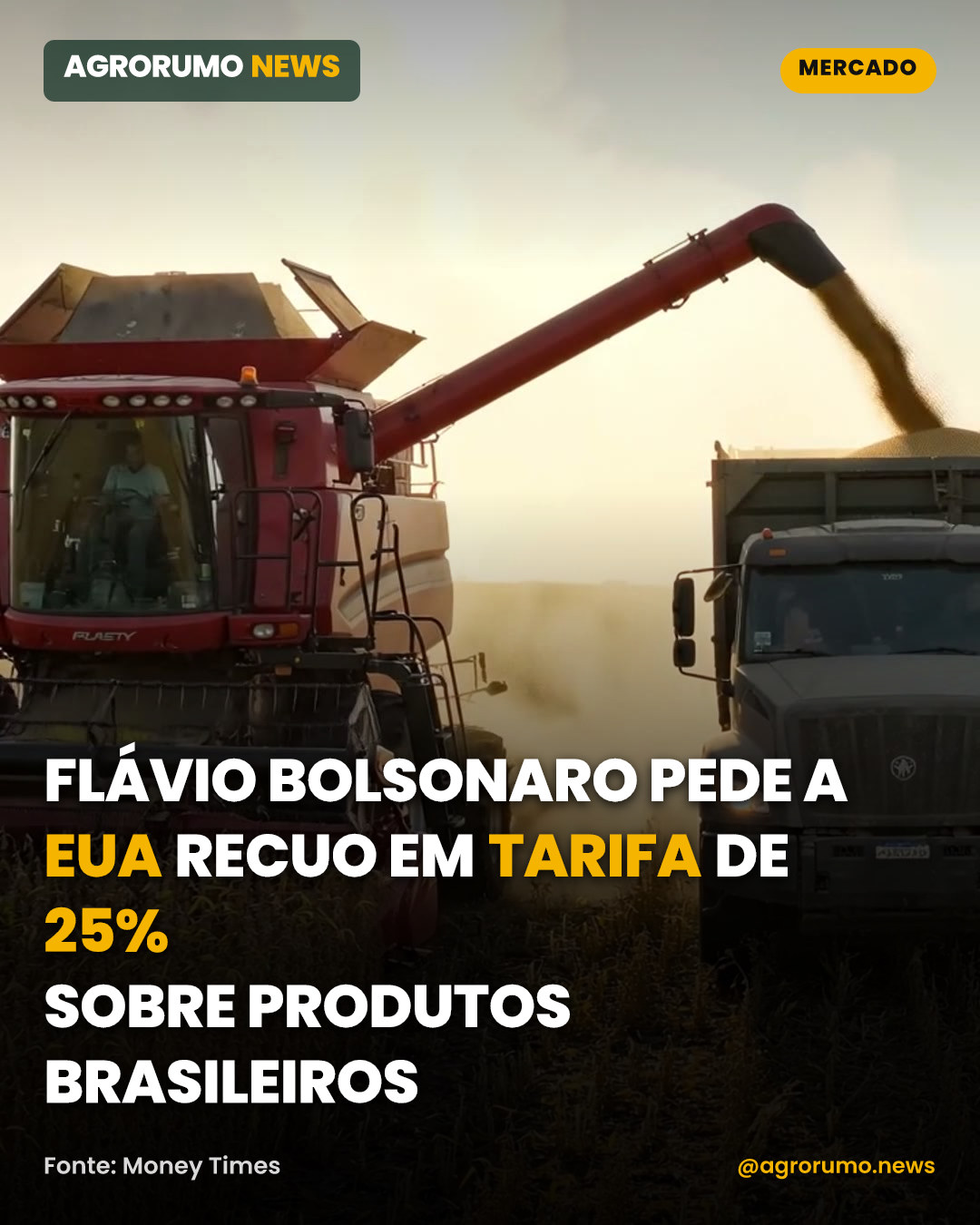 Flávio Bolsonaro pede a EUA recuo em tarifa de 25% sobre produtos brasileiros