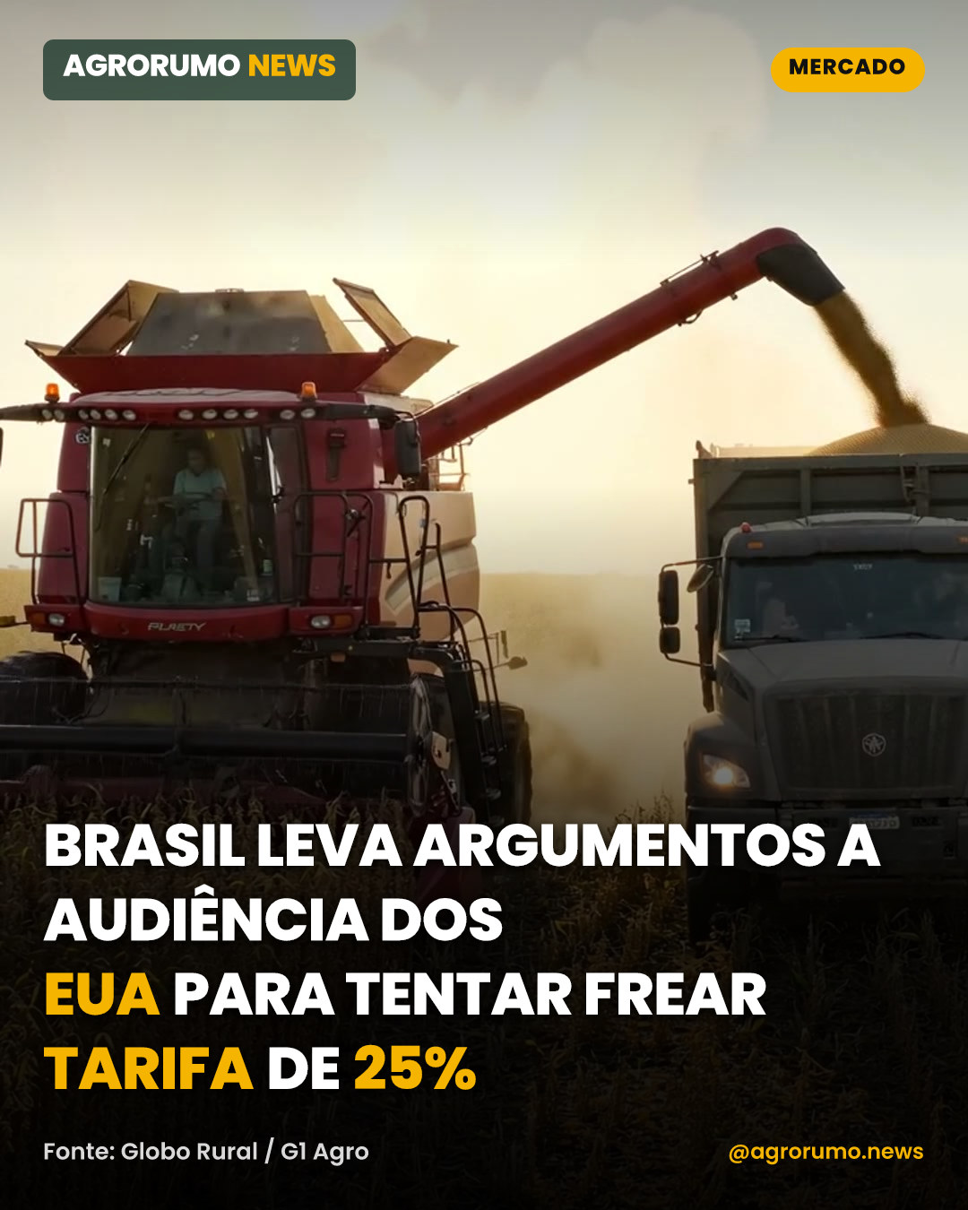 Brasil leva argumentos a audiência dos EUA para tentar frear tarifa de 25%