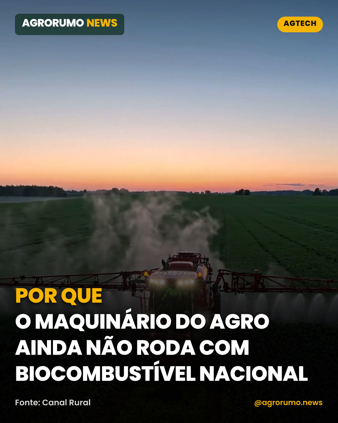Por que o maquinário do agro ainda não roda com biocombustível nacional