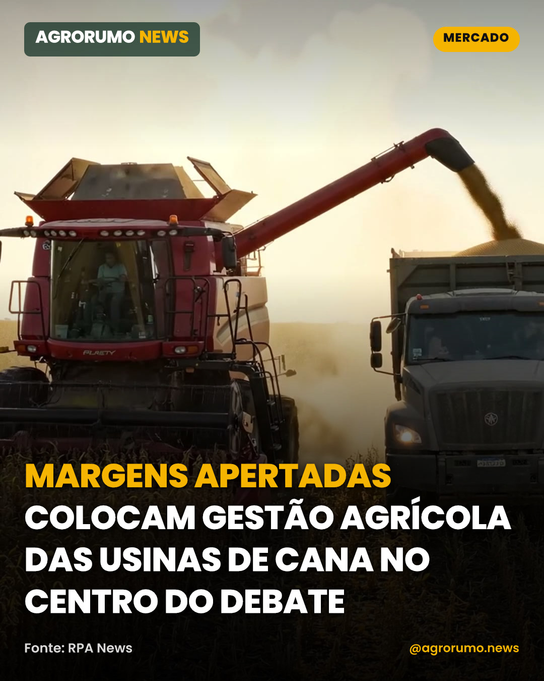 Margens apertadas colocam gestão agrícola das usinas de cana no centro do debate