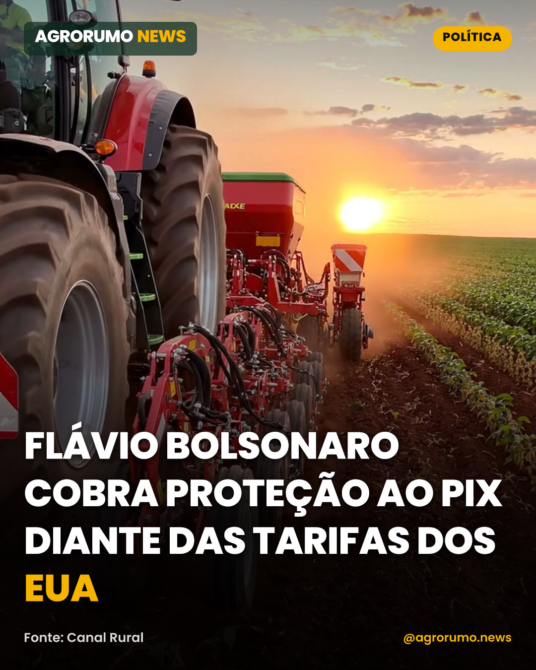 Flávio Bolsonaro cobra proteção ao Pix diante das tarifas dos EUA