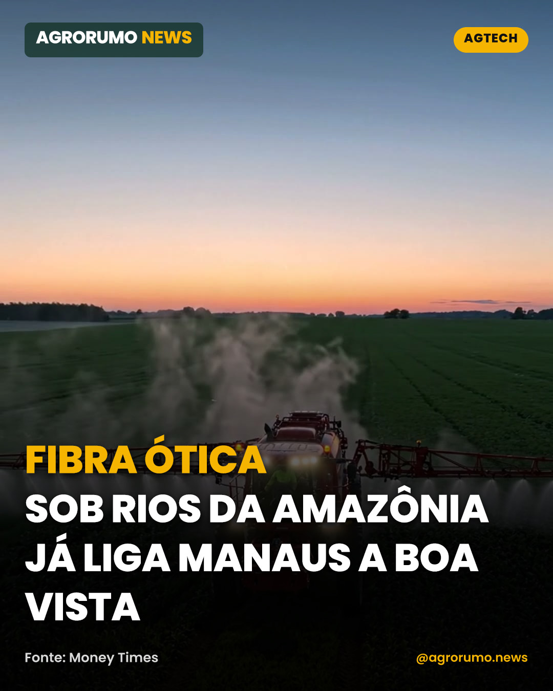 Fibra ótica sob rios da Amazônia já liga Manaus a Boa Vista