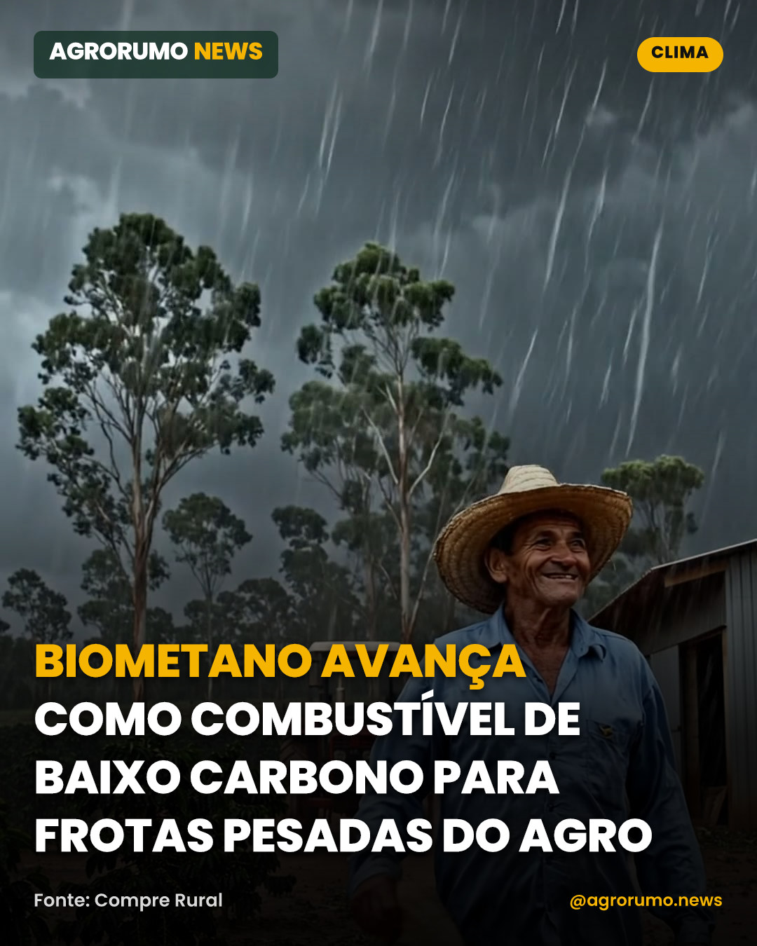 Biometano avança como combustível de baixo carbono para frotas pesadas do agro