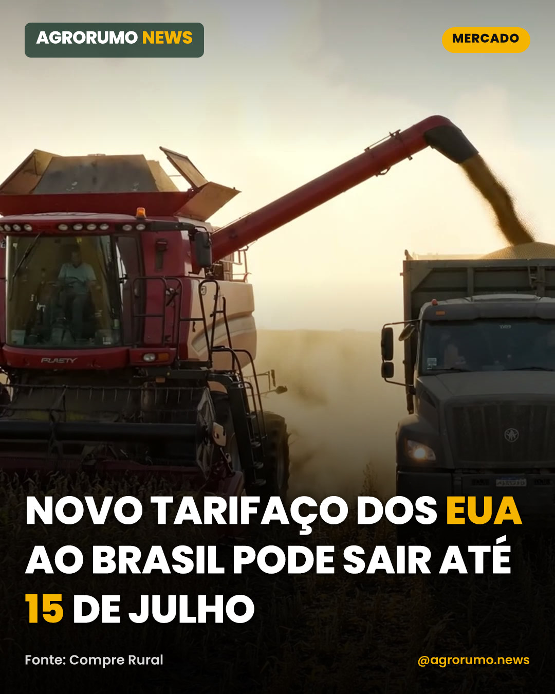 Novo tarifaço dos EUA ao Brasil pode sair até 15 de julho