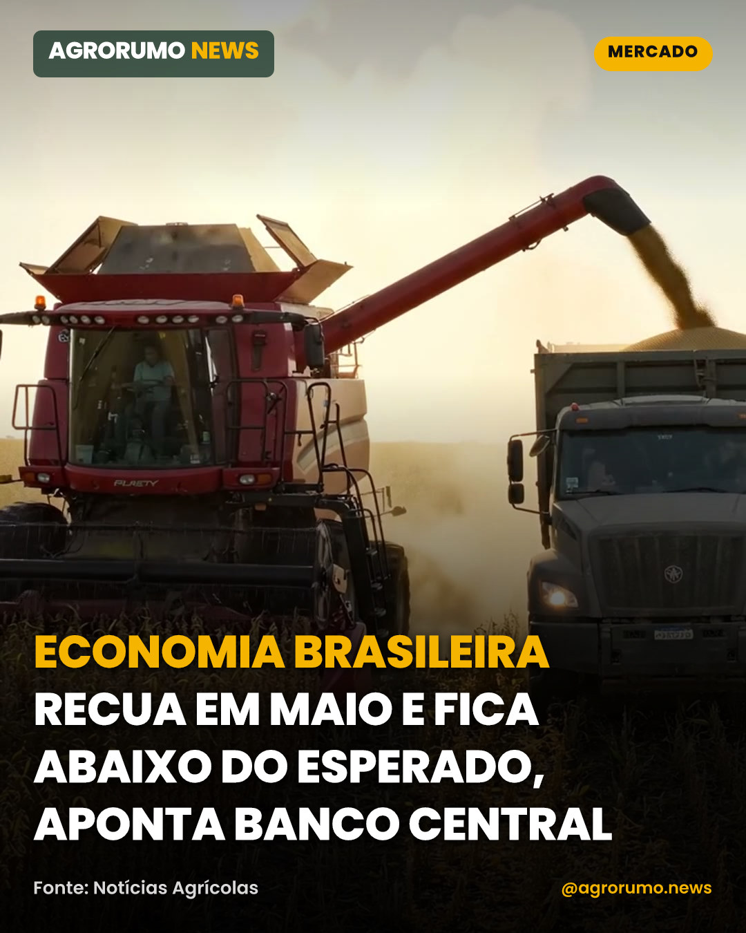 Economia brasileira recua em maio e fica abaixo do esperado, aponta Banco Central