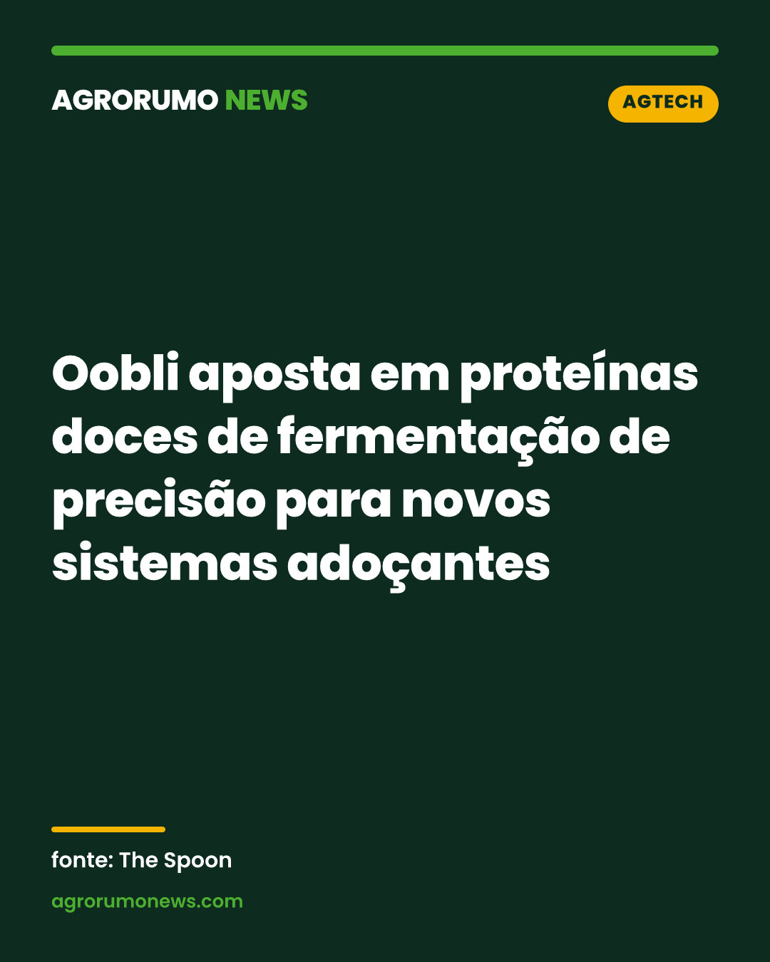 Oobli aposta em proteínas doces de fermentação de precisão para novos sistemas adoçantes