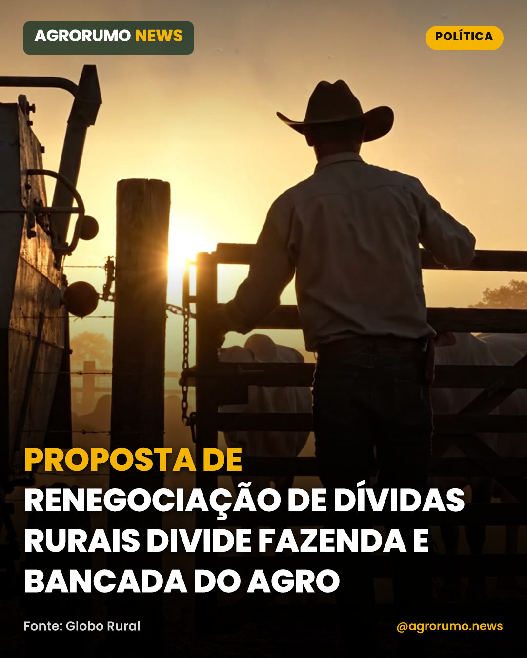 Proposta de renegociação de dívidas rurais divide Fazenda e bancada do agro