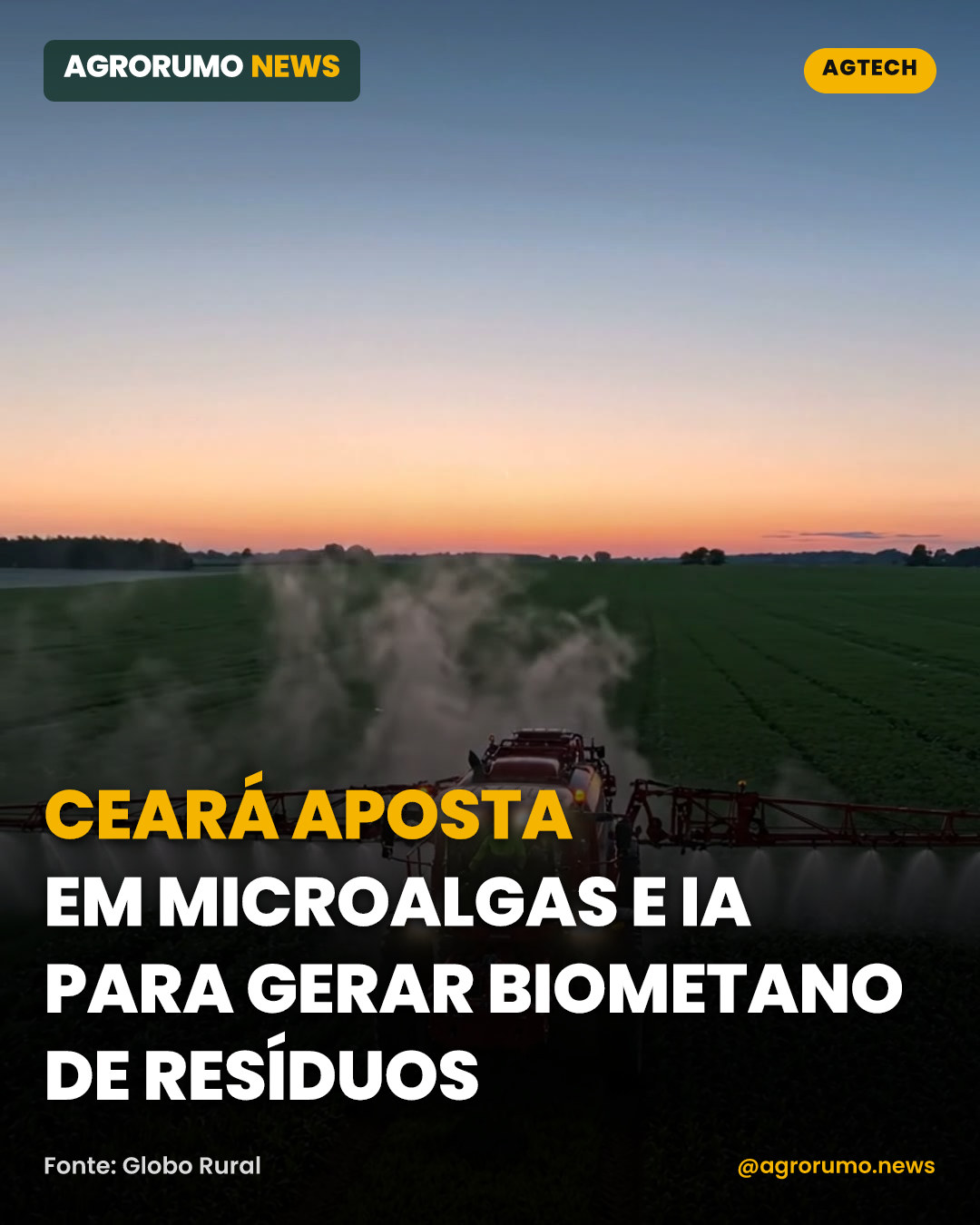 Ceará aposta em microalgas e IA para gerar biometano de resíduos