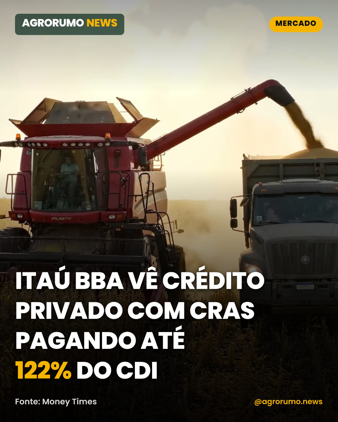 Itaú BBA vê crédito privado com CRAs pagando até 122% do CDI