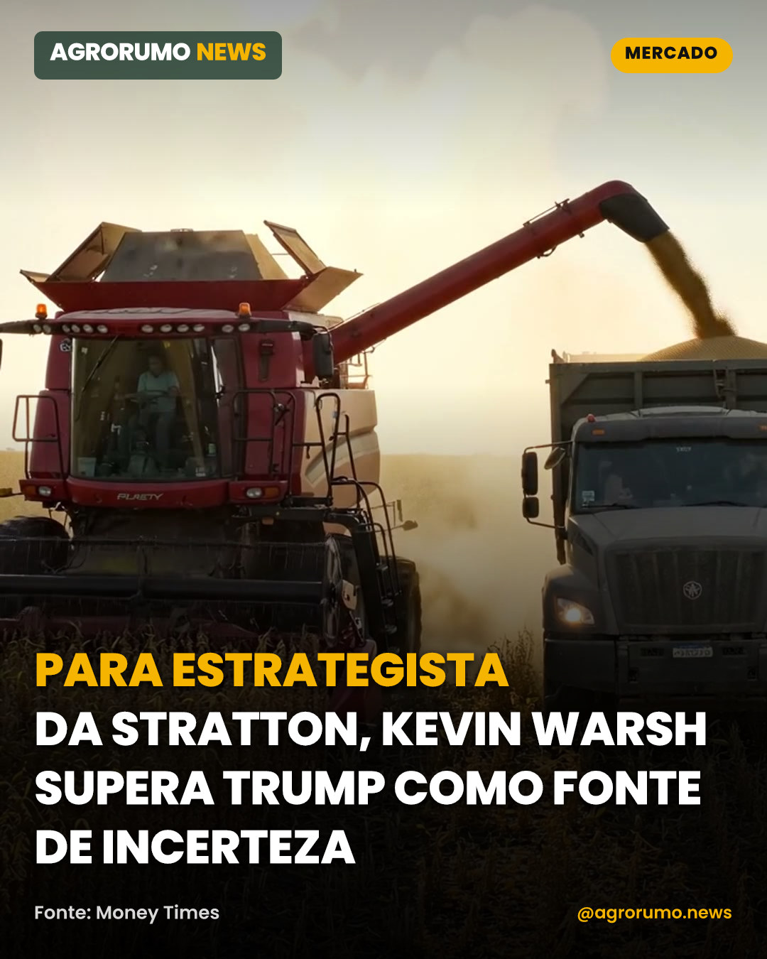 Para estrategista da Stratton, Kevin Warsh supera Trump como fonte de incerteza