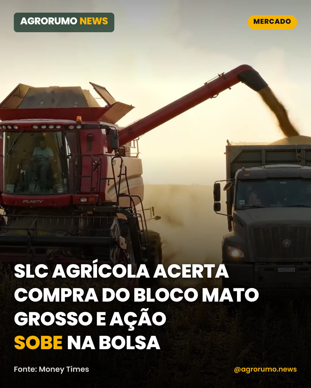 SLC Agrícola acerta compra do Bloco Mato Grosso e ação sobe na bolsa