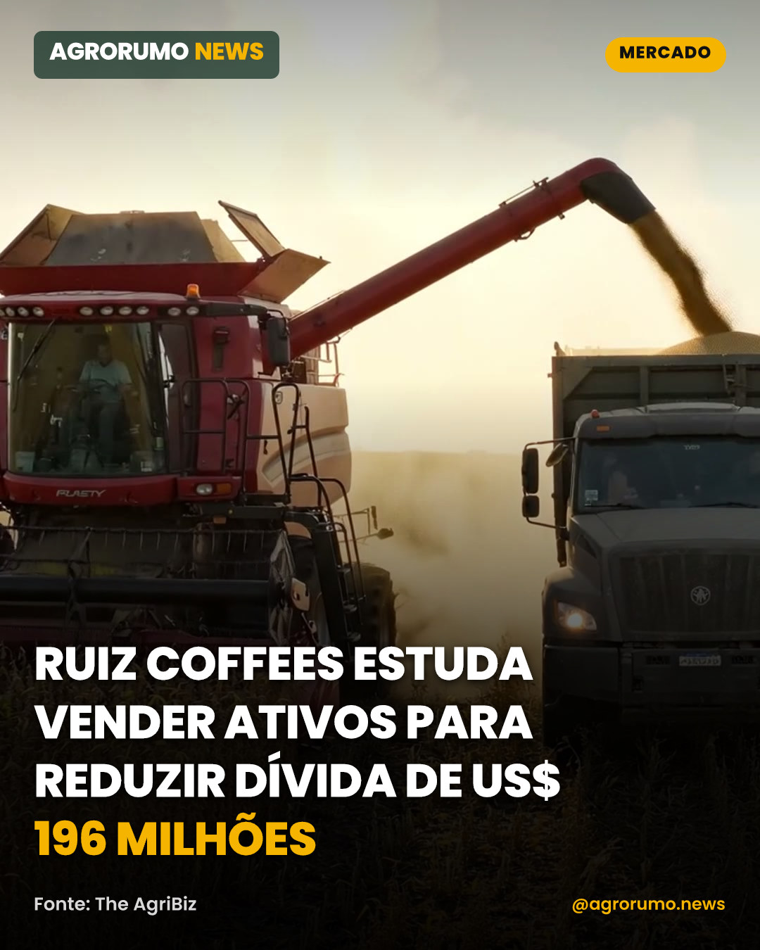 Ruiz Coffees estuda vender ativos para reduzir dívida de US$ 196 milhões