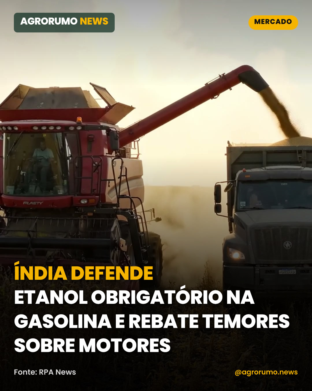 Índia defende etanol obrigatório na gasolina e rebate temores sobre motores