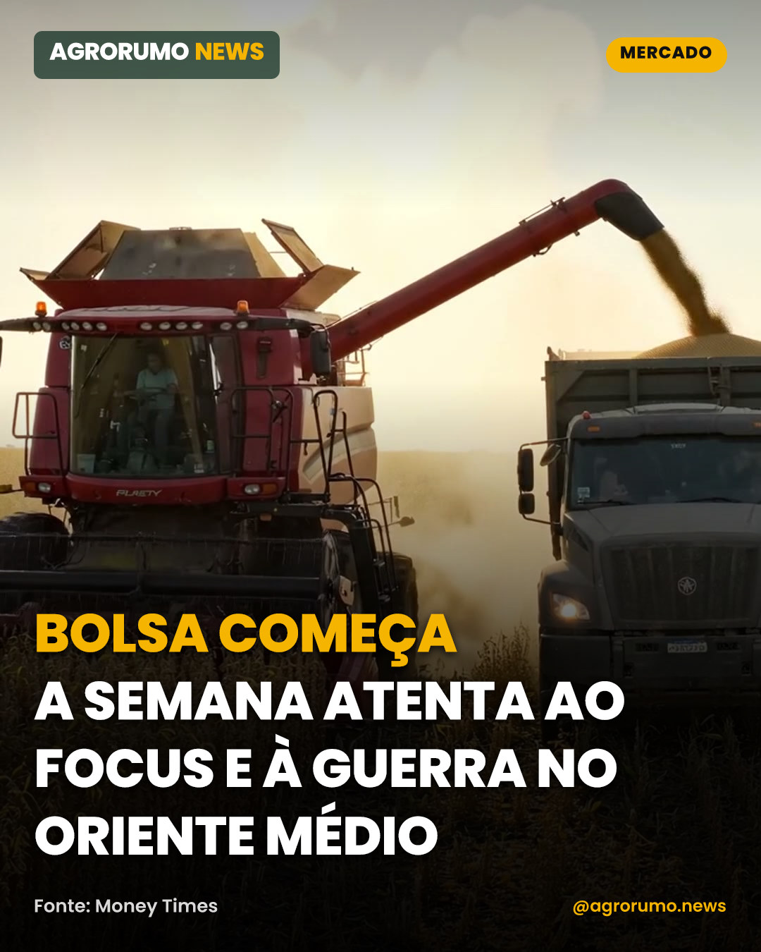 Bolsa começa a semana atenta ao Focus e à guerra no Oriente Médio