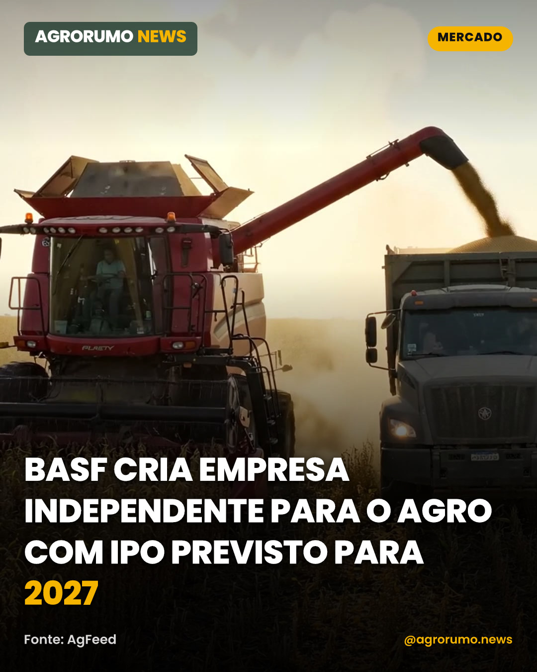 BASF cria empresa independente para o agro com IPO previsto para 2027