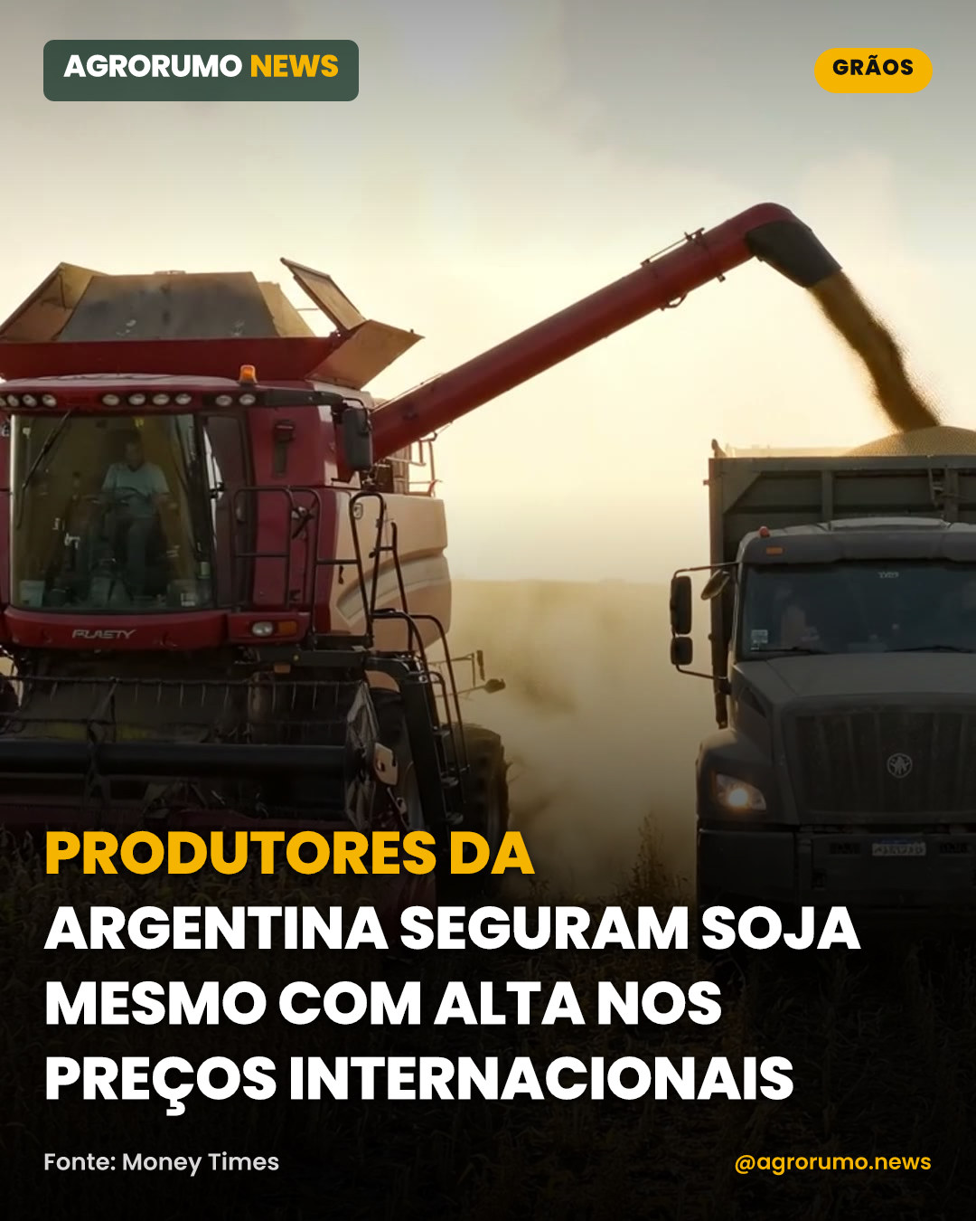 Produtores da Argentina seguram soja mesmo com alta nos preços internacionais