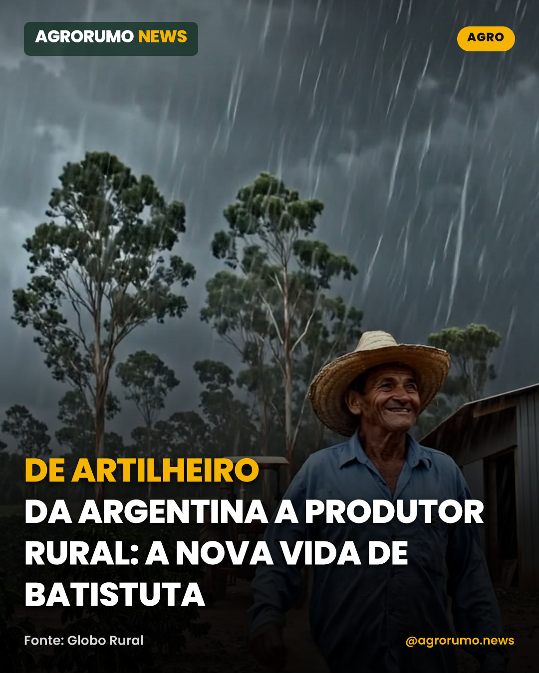 De artilheiro da Argentina a produtor rural: a nova vida de Batistuta