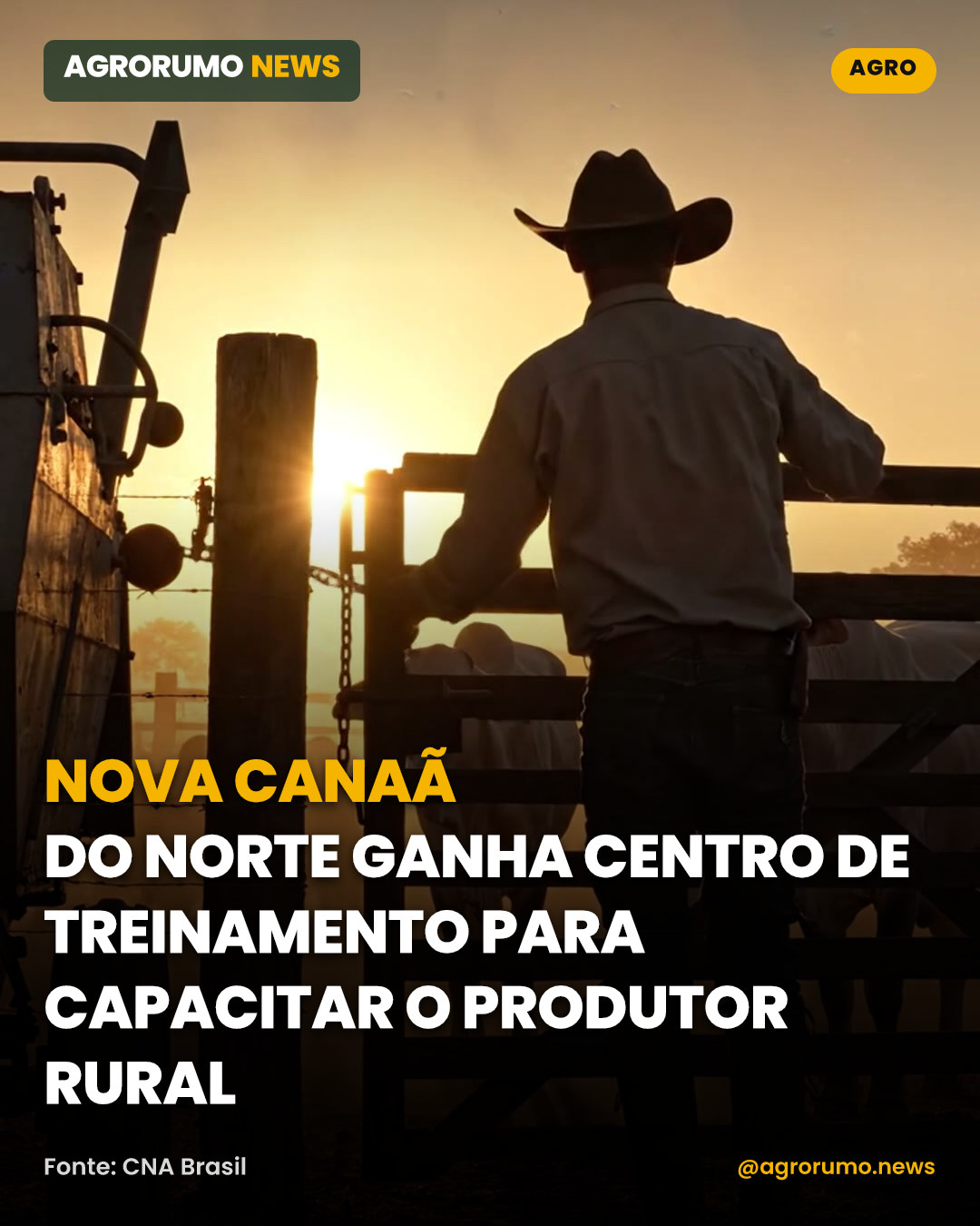 Nova Canaã do Norte ganha centro de treinamento para capacitar o produtor rural