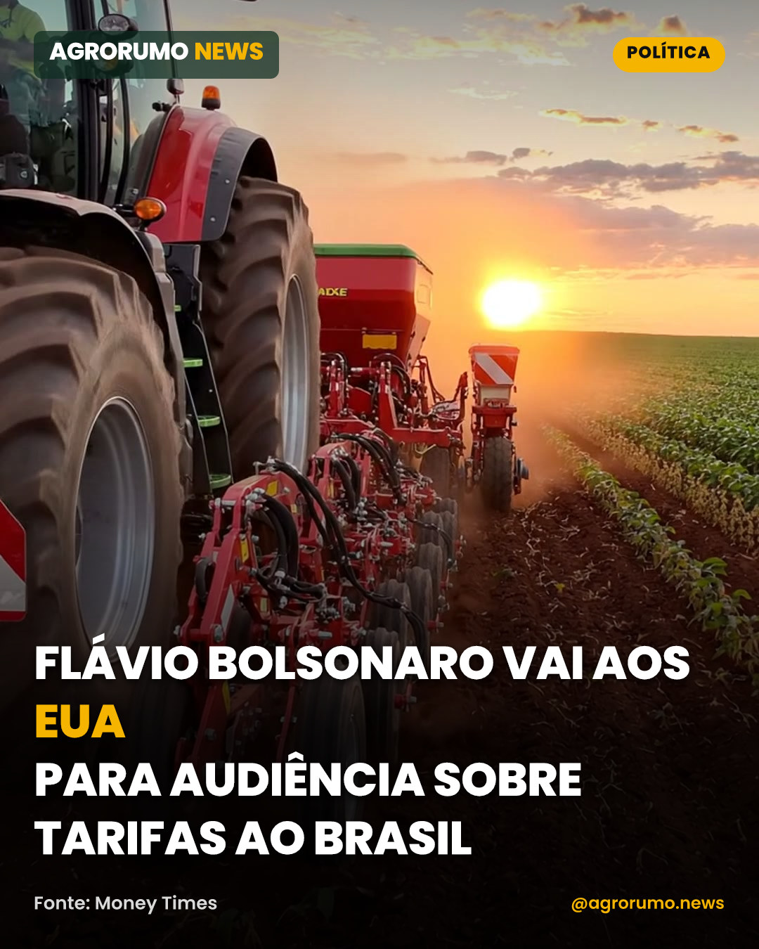 Flávio Bolsonaro vai aos EUA para audiência sobre tarifas ao Brasil