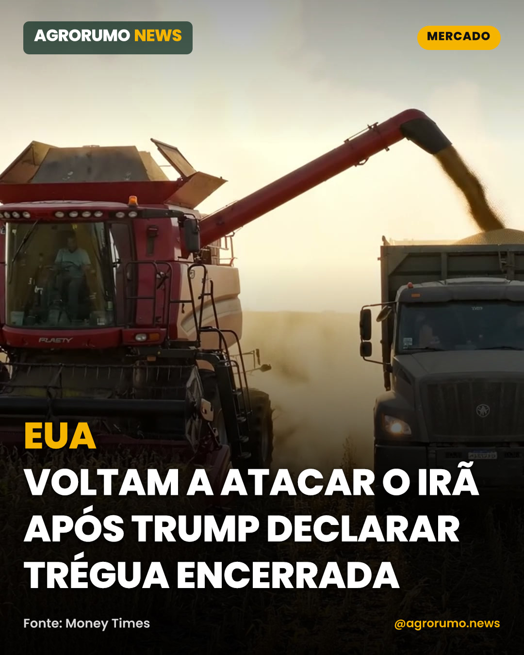 EUA voltam a atacar o Irã após Trump declarar trégua encerrada